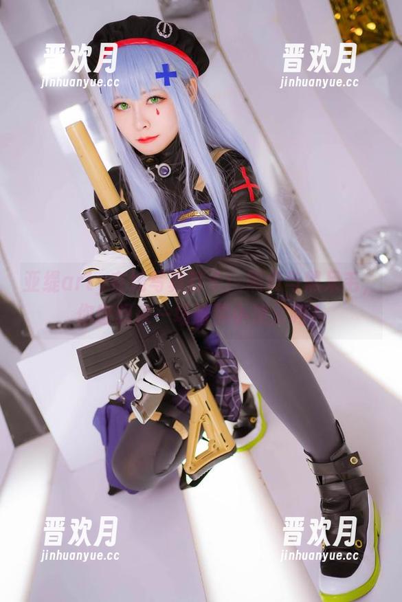 亚缇arty在线写真打卡：黑贞与黑呆毛，你也想来一场暗黑小派对吗？
